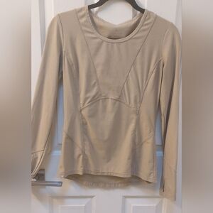 Athleta Women's Tan Long Sleeve Top